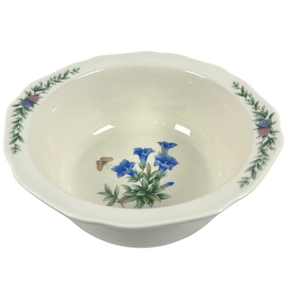 Noritake Conservatory Gala Cuisine 7915 Japan Large Round Serving Bowl-Excellent - Picture 2 of 6